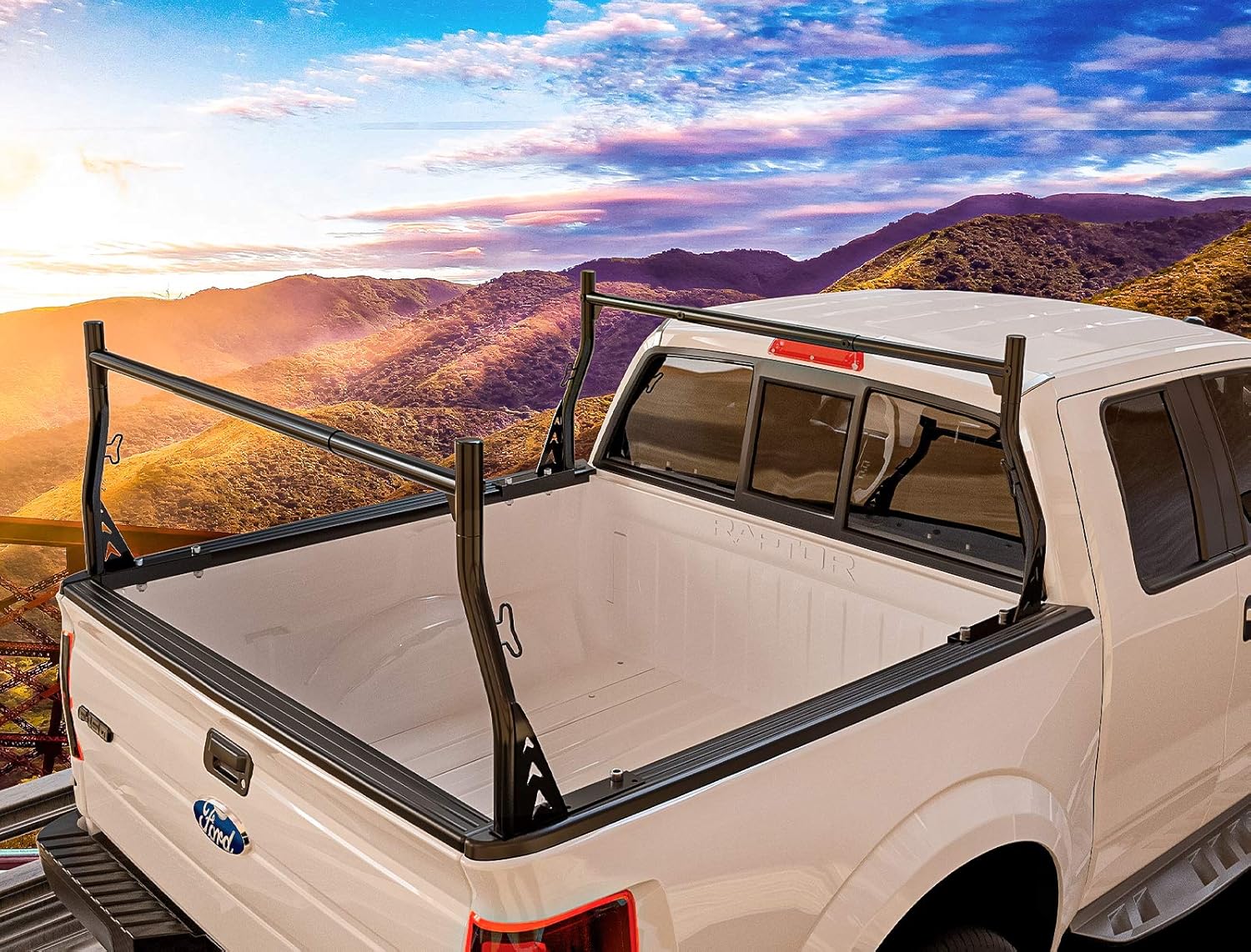 Lоwеѕt Prісе AA-Racks Model X33 800Ibs Low-Profile Steel Utility Pick-Up Truck Ladder Rack Two-bar Set - Matte Black Prоduсt Dеаl AA-Racks Model X33 800Ibs Low-Profile Steel Utility Pick-Up Truck Ladder Rack Two-bar Set - Matte Black