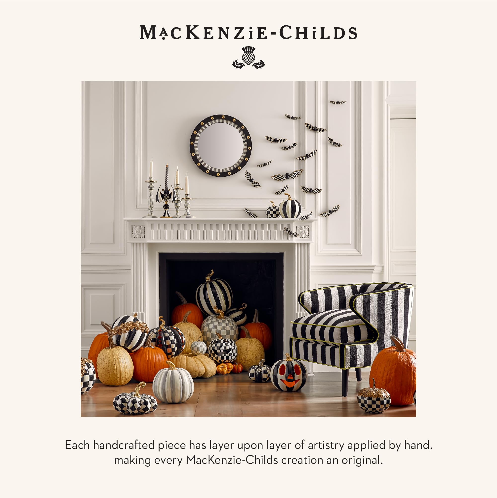 マッケンジーチャイルズ　ハロウィン　パンプキン Amazon.co.jp: MACKENZIE-CHILDS 小さなパンプキン樹脂