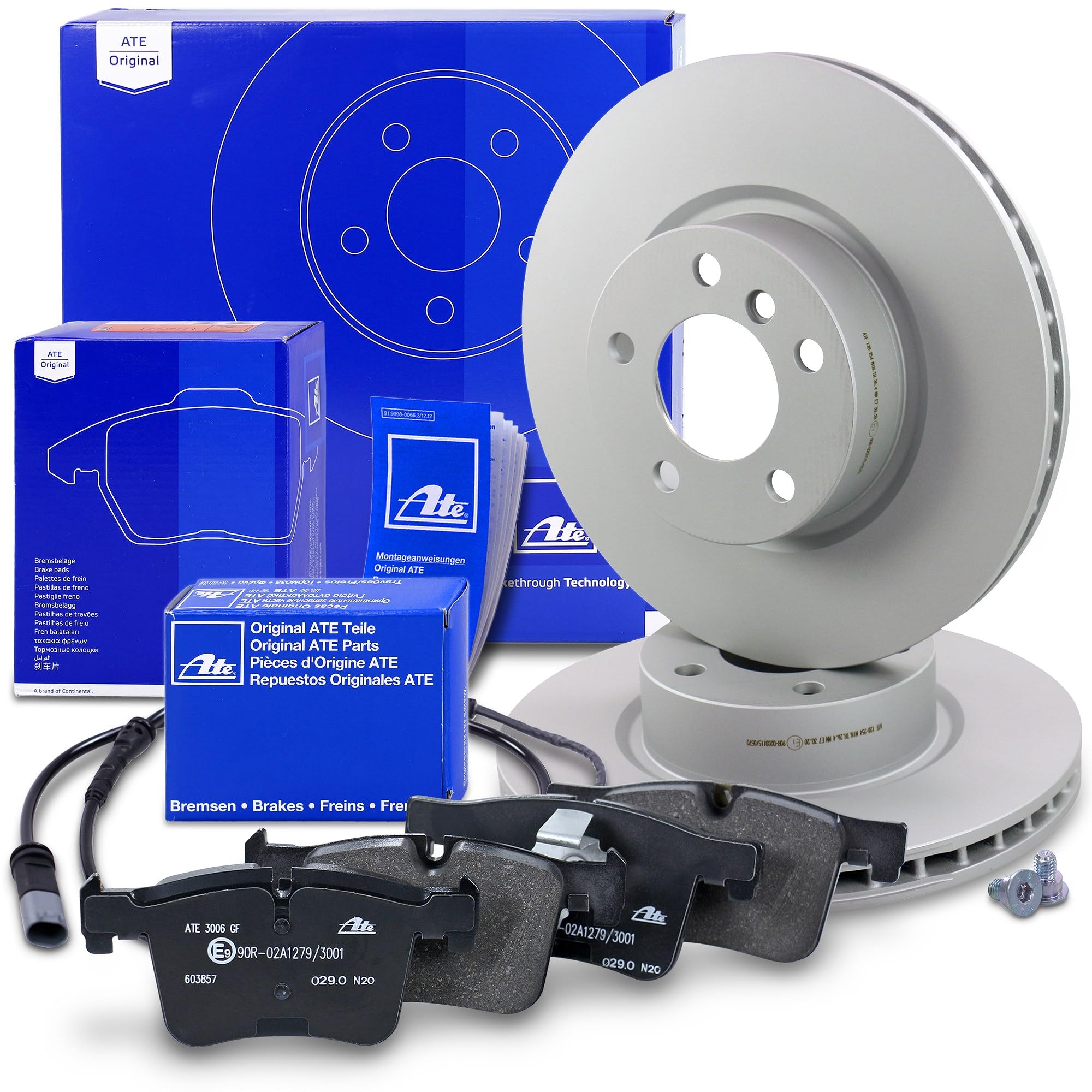 Kit EBC Pastiglie Freni E Dischi Freno Anteriore BMW X3 (E83