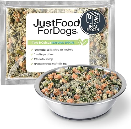 Miniatura 1 de JustFoodForDogs Alimento fresco congelado para perros, comida completa o alimento para perros, receta de alimento humano de carne de res y patata