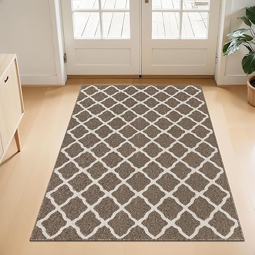 Miniatura 19 de SHACOS Tapetes para puertas de 24 x 36 pulgadas, lavables, antideslizantes, absorbentes de agua, para entrada, entrada, hogar, garaje, cocina