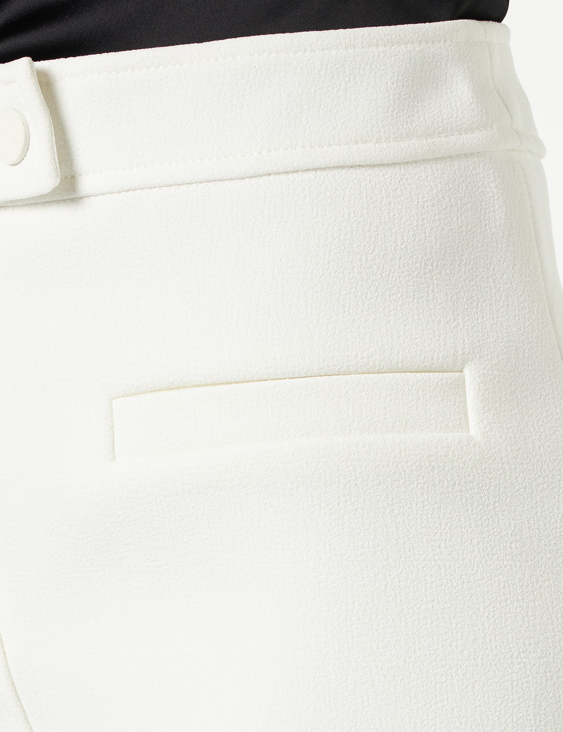 Morgan Jupe trapèze Taille Haute Blanc