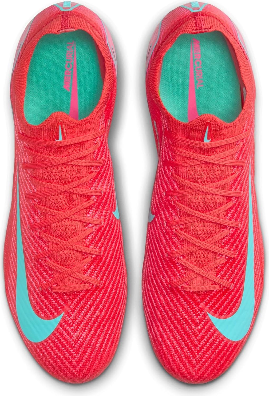 Nike Mercurial Vapor 16 Elite FG Low-Top Soccer Cleats (FQ1457-800, Ember Glow/Aurora Green) - Image 5