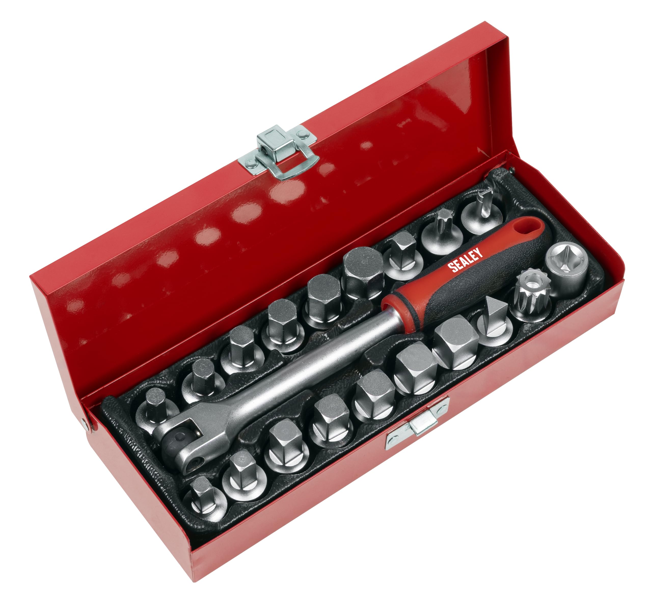 Sealey 20 Piece 3/8" Drive Oil Drain Plug Key Set 3/8"