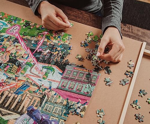 Miniatura 4 de Alien Attack Sci-Fi Classics - Rompecabezas de 1000 piezas para adultos, rompecabezas interactivo, juguetes y juegos educativos, kit de construcción