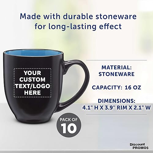 Miniatura 4 de Juego de 100 tazas de café personalizadas Bistro de 16 onzas, paquete personalizado a granel, ideal para café, té, cacao, comedor y uso diario, rojo