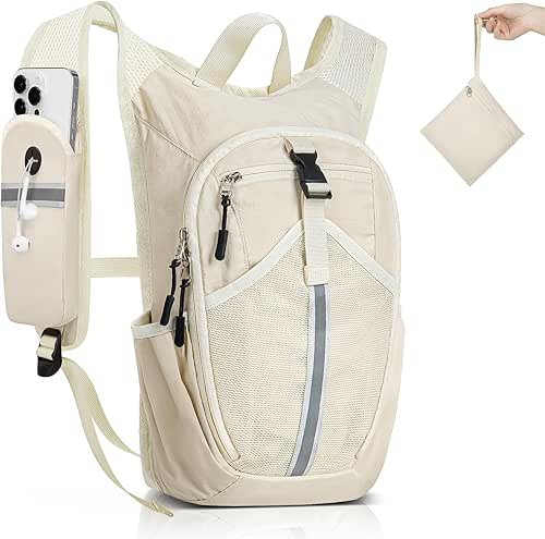 Small Hiking Backpack 10L- Lightweight Packable Foldable Backpack for Travel