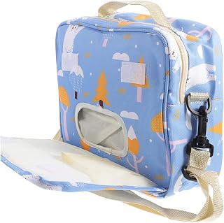 ibasenice Bolsa Organizadora De Viagem De Ombro Único Bolsa Mamãe Mamãe Mochila Bolsa Para Troca De Fraldas Bolsa Organizadora De Armazenamento De Fraldas Bolsa Organizadora De Fraldas De