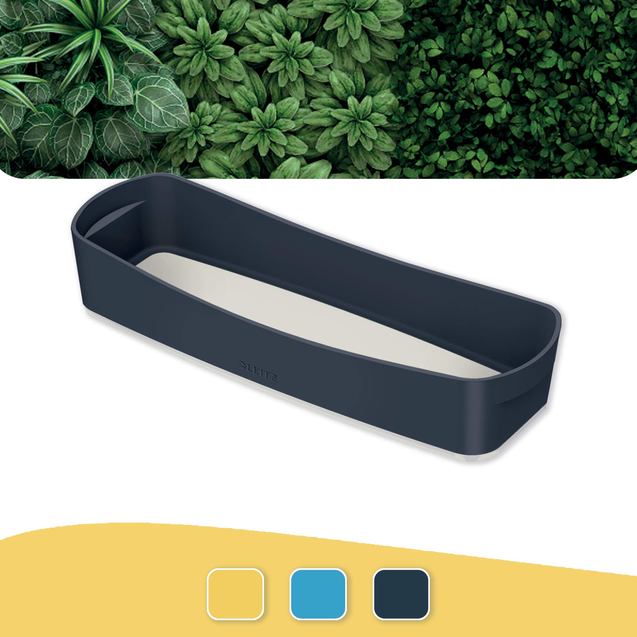 Leitz L:MyBox Tray Organizer Cosy velvet grey, Darkgray, 307 x 55 x 105 mm - Image 2