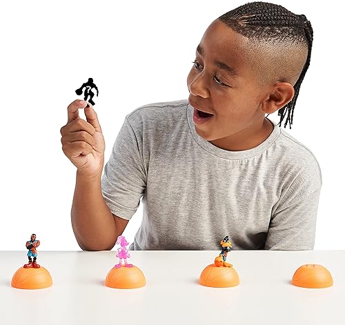 Miniatura 3 de Moose Toys Space Jam A New Legacy - Paquete de 4 - Lebron, Daffy Ducky, Lola Bunny y 1 figura misteriosa - Línea de partida, multicolor (14573)