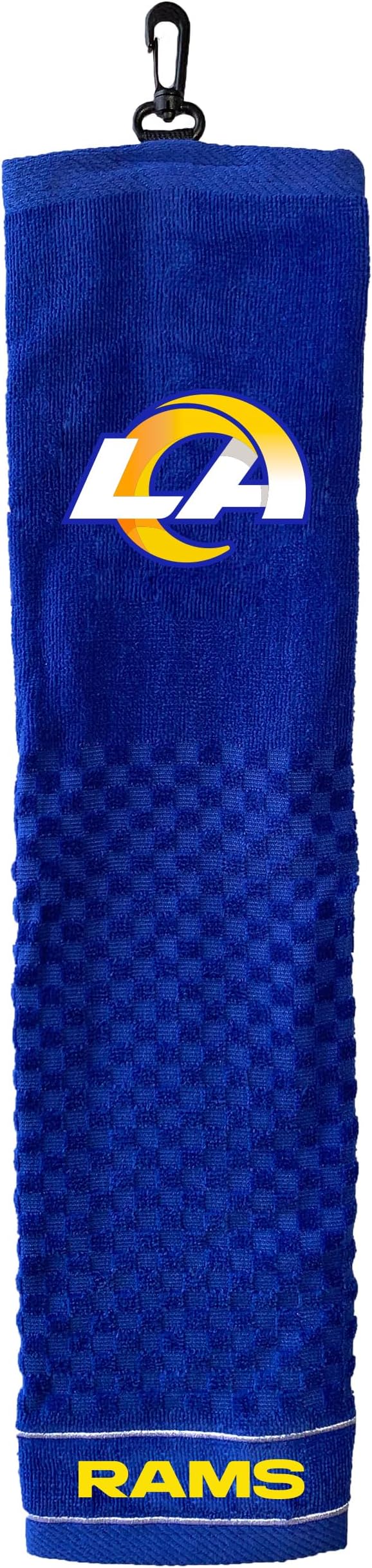 Team Golf NFL New England Patriots Embroidered Golf Towel Embroidered Golf Towel, Checkered Scrubber Design, Embroidered Logo