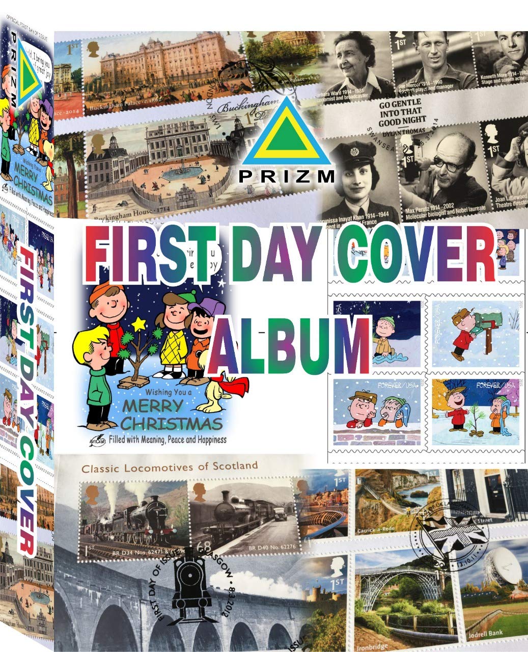 Prizm first day cover album for 200 fdc (4 x 7) Thailand Mounts hard bound Easy to add extra & more pages-image-7