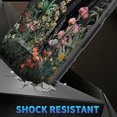 Miniatura 147 de AT&T Calypso 2 (U319AA) Funda con protector de pantalla de vidrio templado resistente con función atril integrado para debut de críquet, ciervo