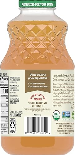 Miniatura 3 de R.W. Knudsen - Jugo de manzana orgánico, 32 onzas líquidas