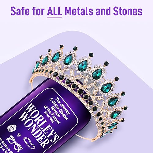 Miniatura 7 de Worley's Wonder Limpiador de joyas y vidrios  Spray limpiador de joyas para oro, plata, diamantes, piedras preciosas, vidrio, mármol, electrónica
