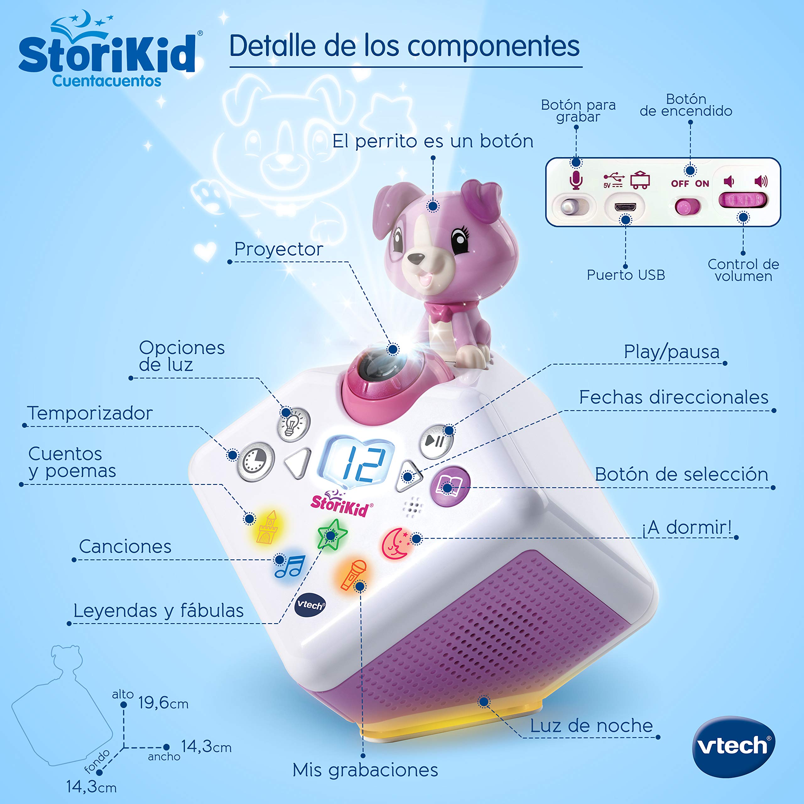 VTech Storikid, mon conteur d'histoires interactif rose au meilleur