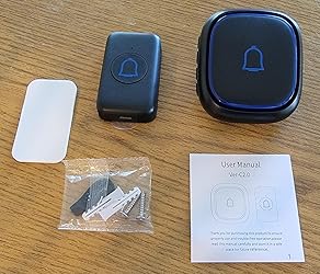 Wireless Doorbell Kits With 2 Receivers IP66 Waterproof 1000ft Range Door Bell For Classroom Teachers With 66 Ringtones 7 Levels Volume 115dB And LED Flash Memory Function Doorbell Chime For Home - View #6