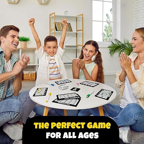 Miniatura 6 de Bingo con un juego de fiesta de giro, bingo con tarjetas de acción, giro divertido, tarjetas de acción con un bloque, intercambio y robo, no más