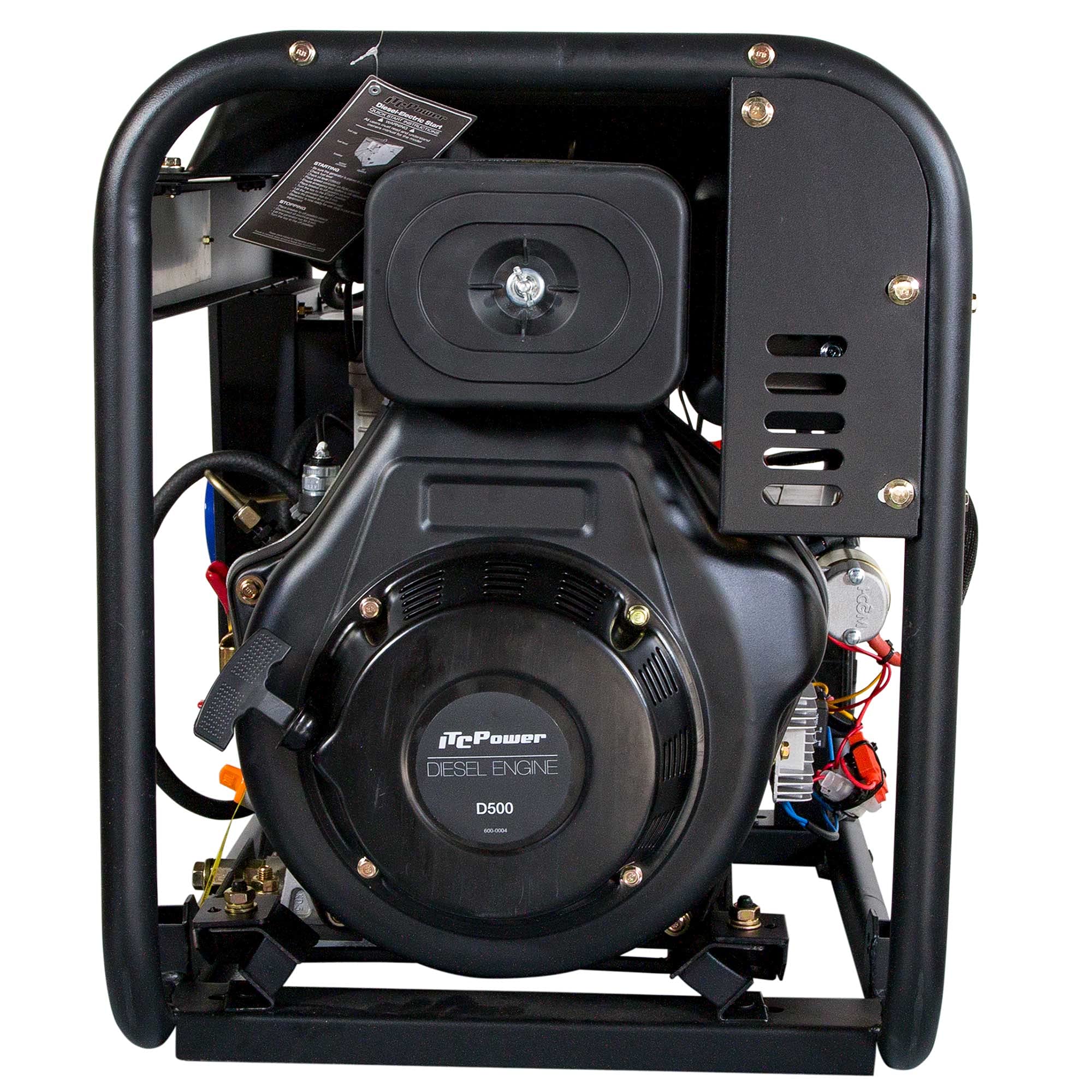 ITCPower Generador Diesel Full Power 7,5 kVA Profesional para Emergencias - Generador Diésel Trifásico 400V Estable para Obras y Empresas - Generador Eléctrico Silencioso Alta Potencia