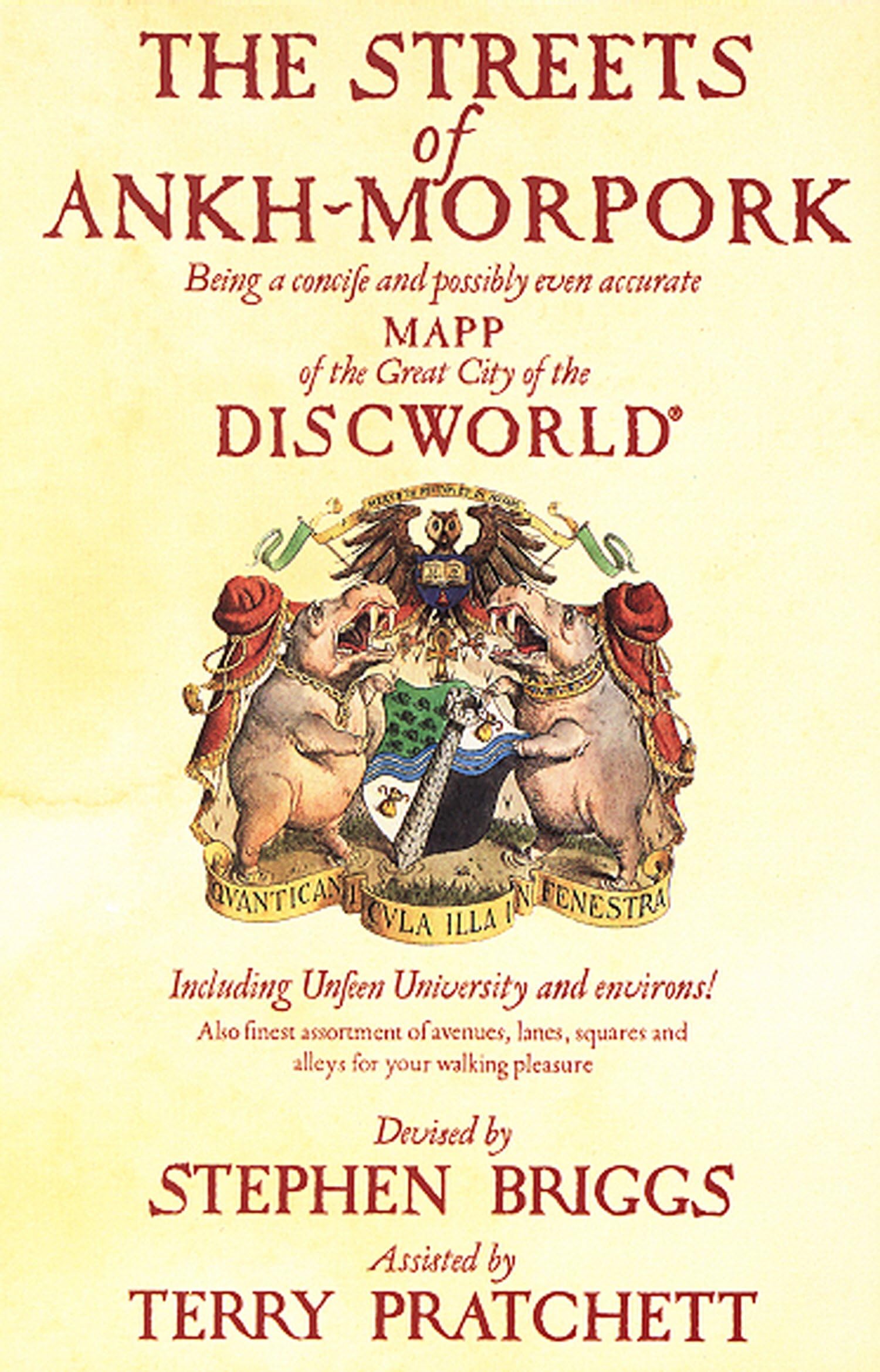 The Streets of Ankh-Morpork: the principal city of Sir Terry Pratchett’s much-loved Discworld, mapped for the very first time