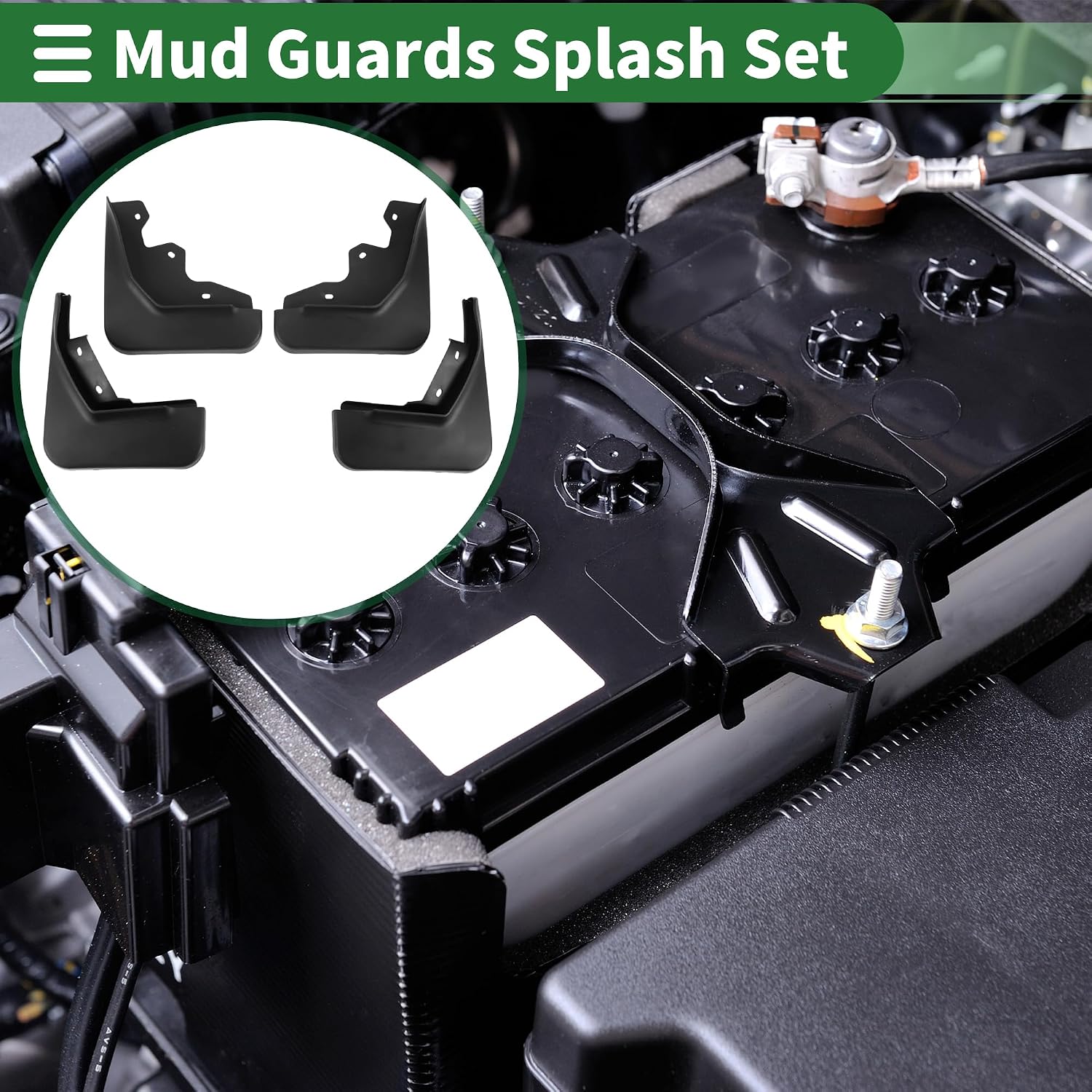 Motoforti Mud Flaps Splash Guards Mud Guards for Ford Ecosport 2013-2017 W/Mount Accessories