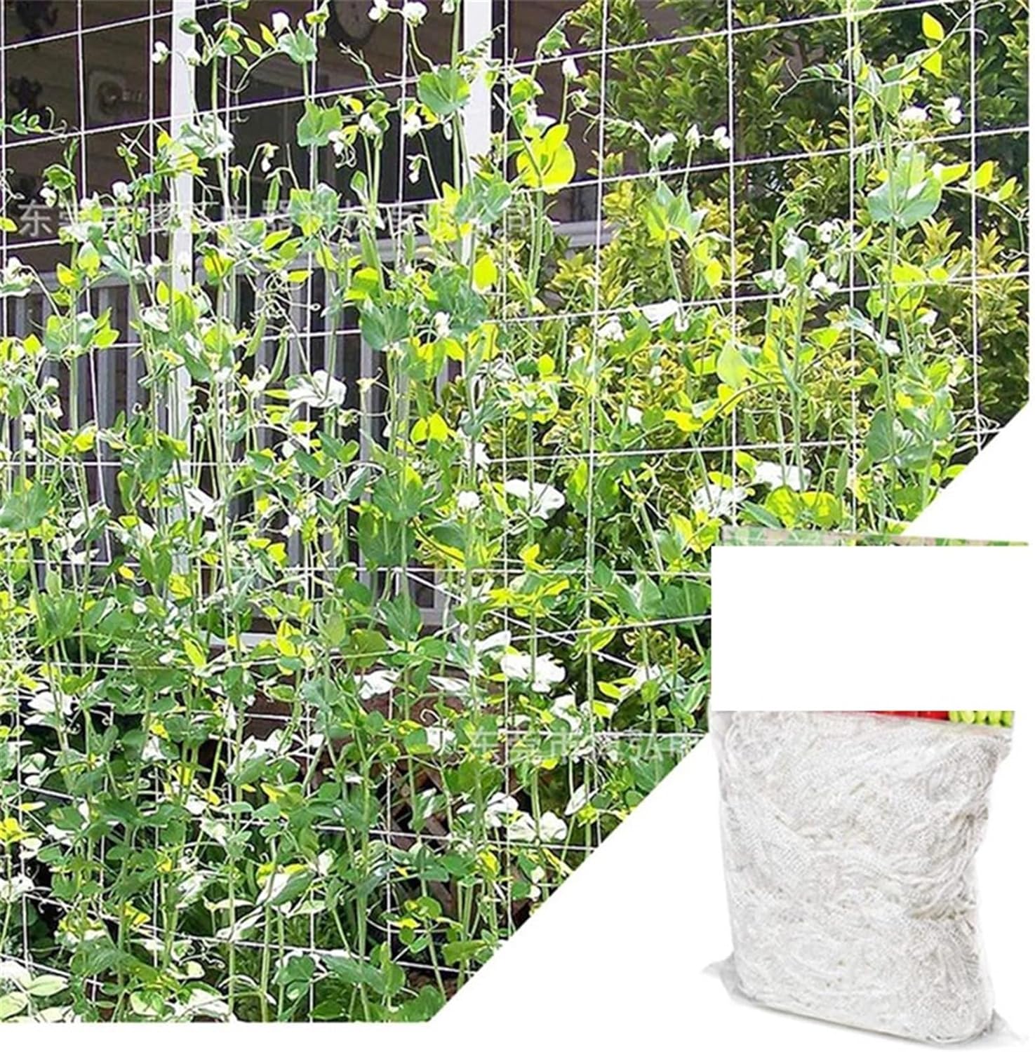 Climbing Plant Net Luffa Support for Morning Glory Garden Vegetable Growth Trellis Cucumber Climbing Net for Garden and Greenhouse (1.67x5m)