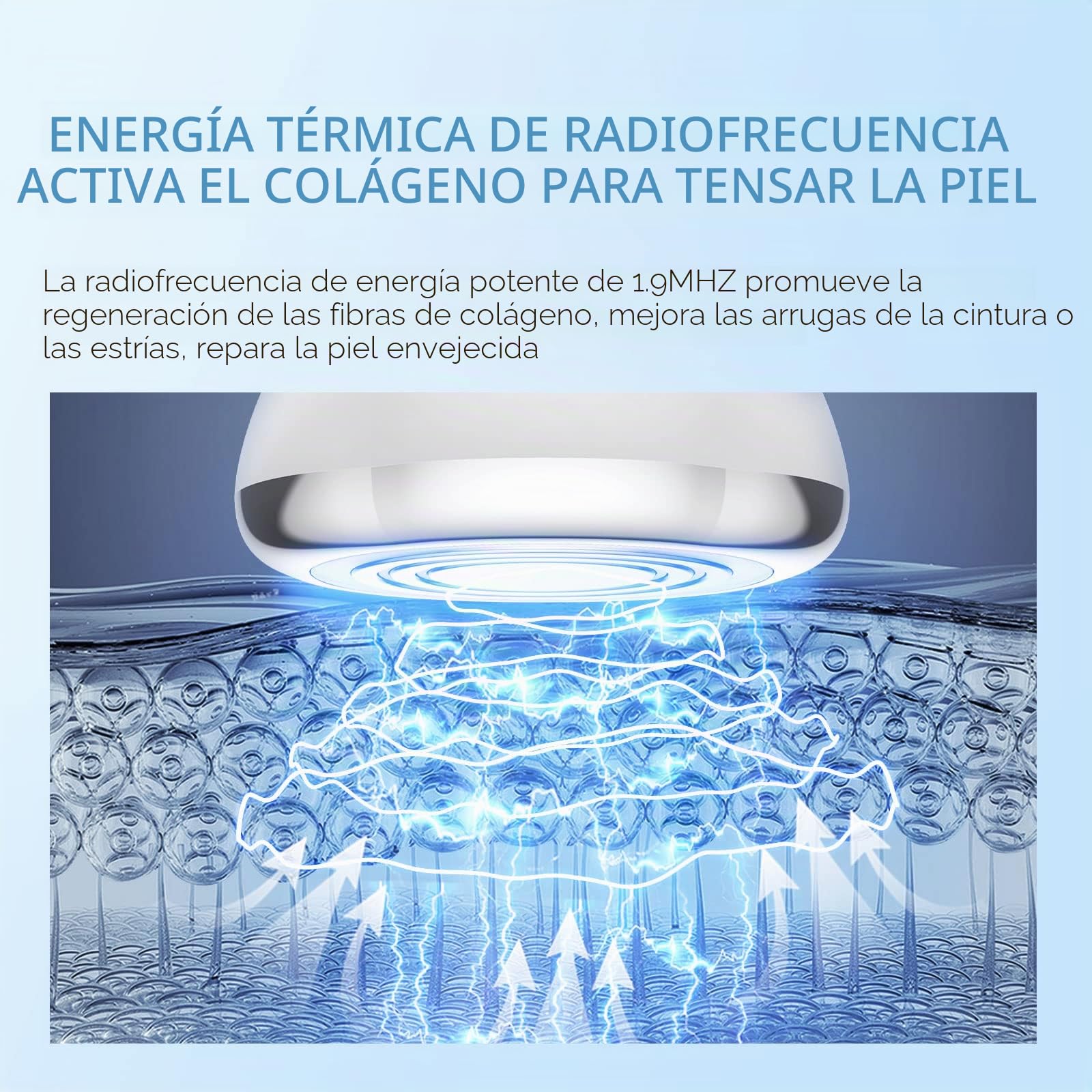 ANLAN Radiofrecuencia Corporal MáQuina, EMS Cavitacion, 5 en 1 Corporal Masajeador Reafirmante, Antiarrugas y Rejuvenecimiento Cutáneo EMS RF, Electroestimulador Muscular