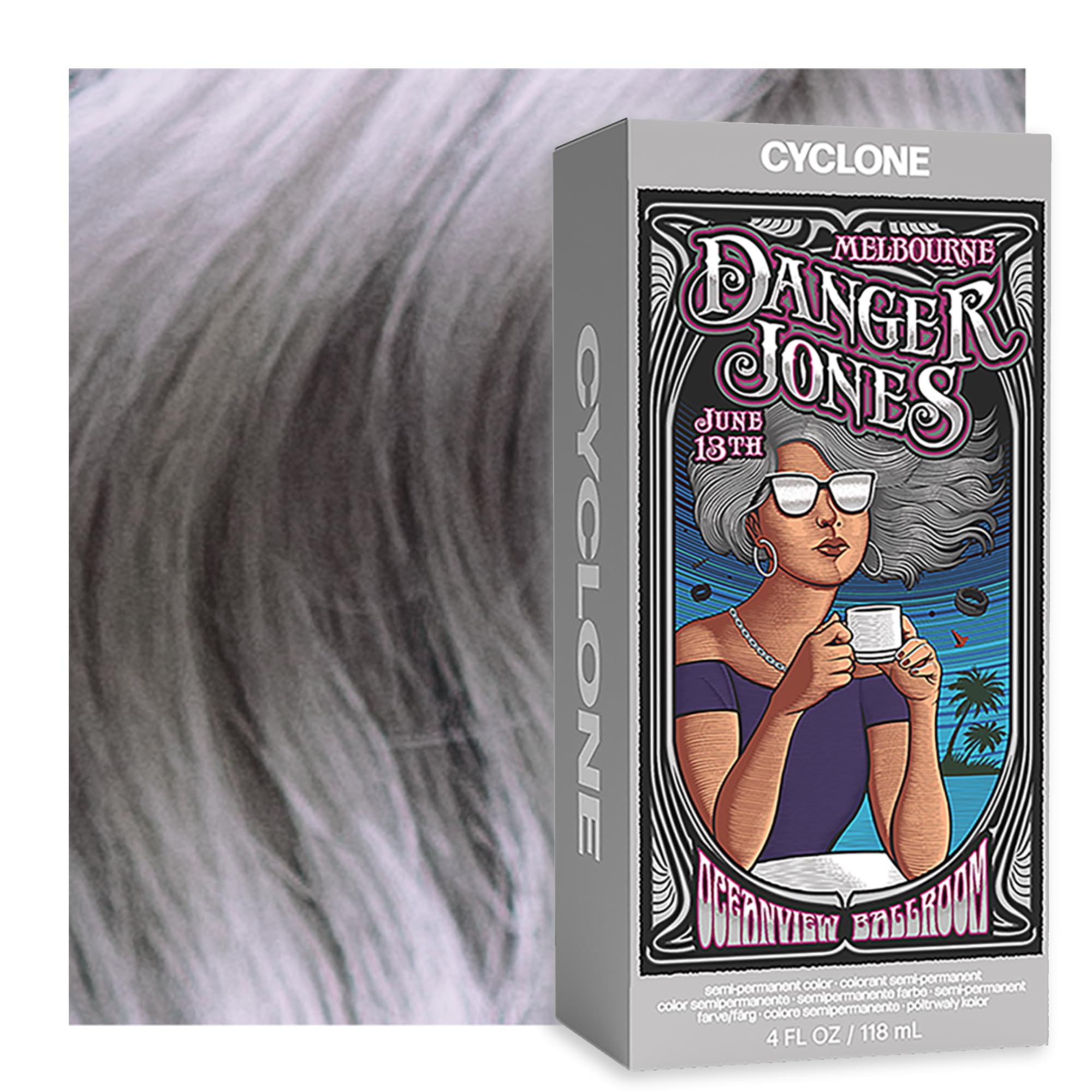 Danger Jones Semi-Permanent Hair Color (Cyclone - Silver)