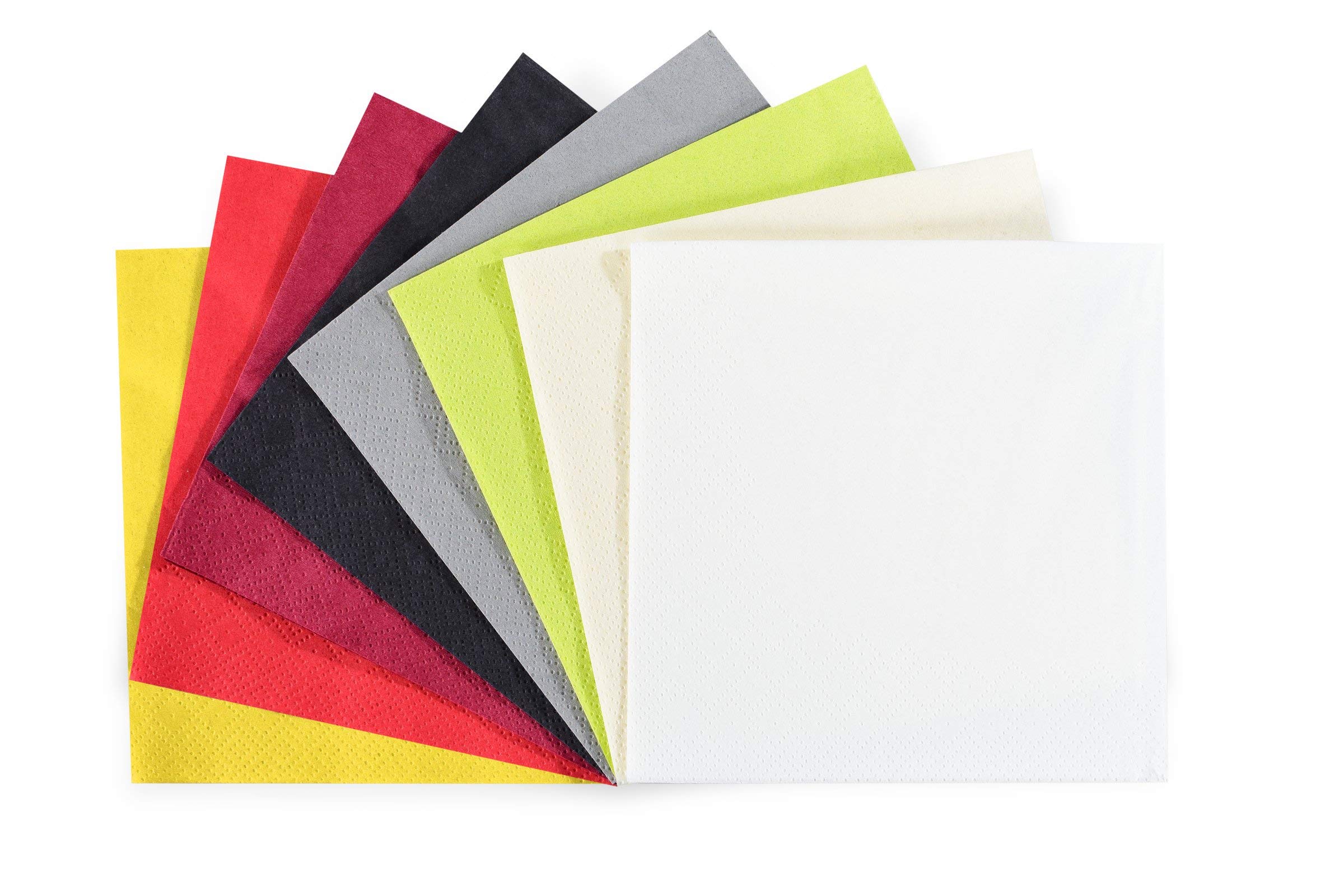 Amscan - Tovaglioli da cocktail, 2 pz, 24 x 24 cm, colore: Crema