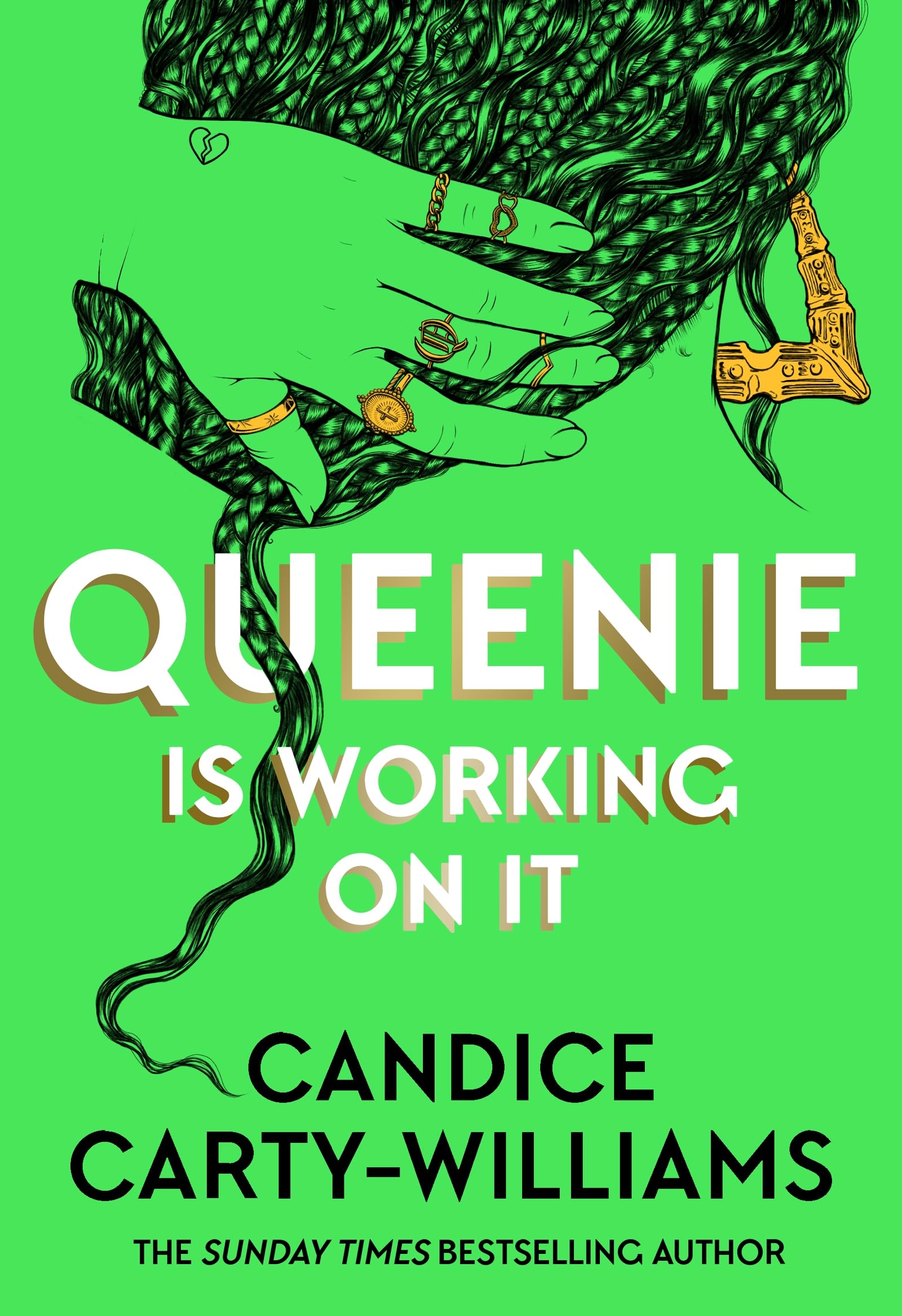 Signed Book - Queenie is Working on It by Candice Carty-Williams First Edition