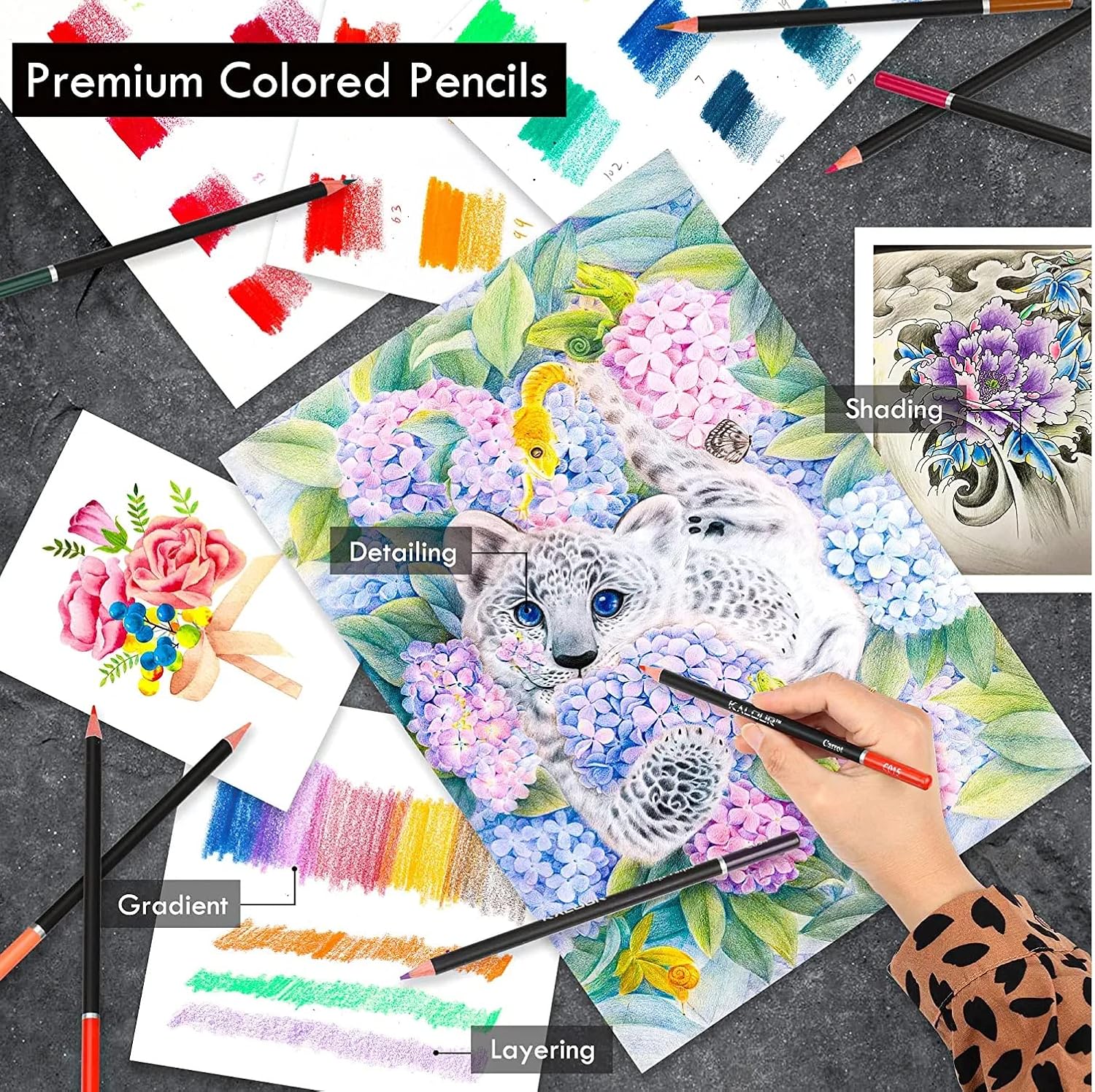 146 Pieces Drawing Pens for Artists Kit with 16 & 25 Pages A5 Sketchbook Watercolour Oil Base Paint Set Sketching Artist Art Supplies