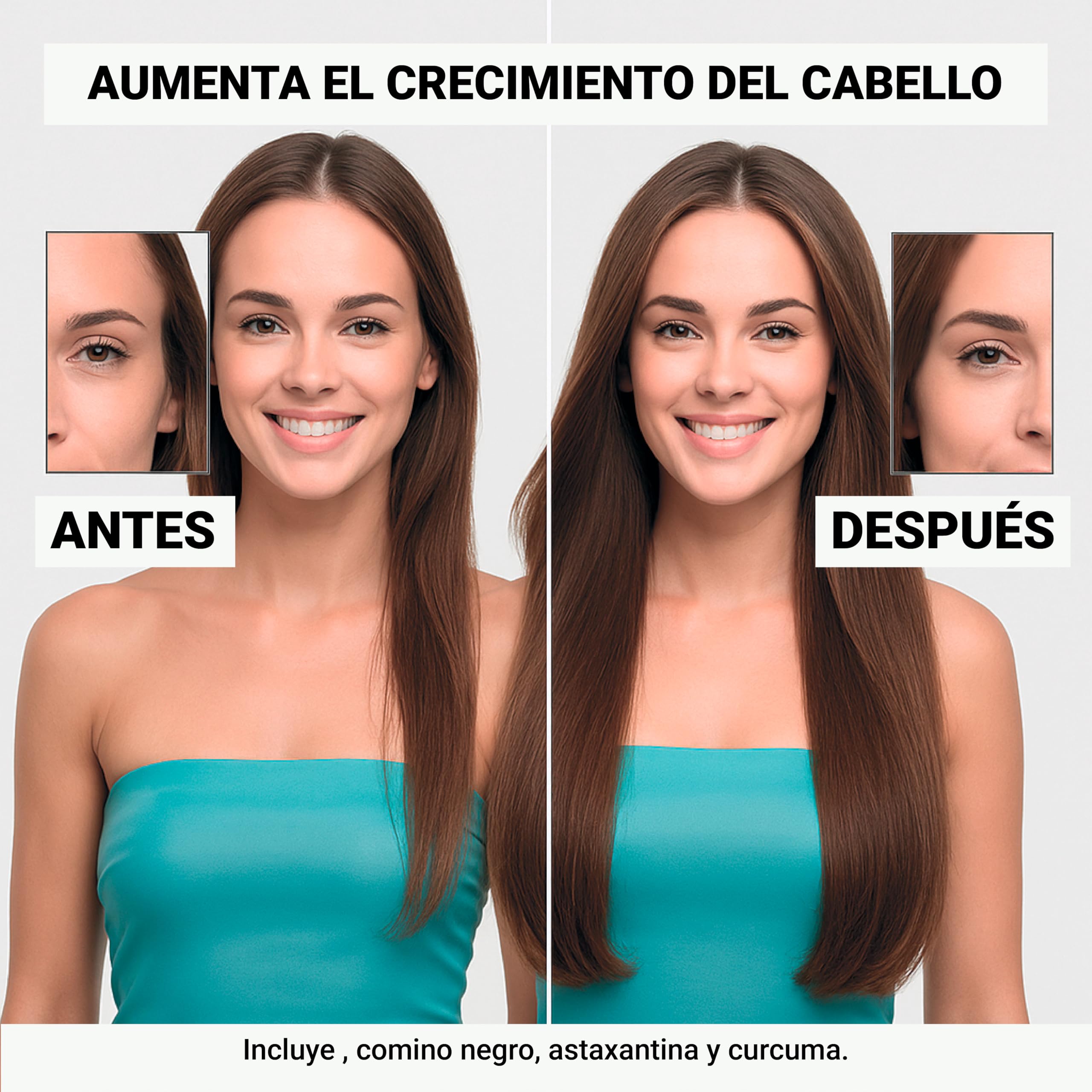 Serum Anti-Caída 125ml con Biotina, Colágeno, Zinc, Ginkgo, Saw Palmetto, Cafeína y 12 Vitaminas