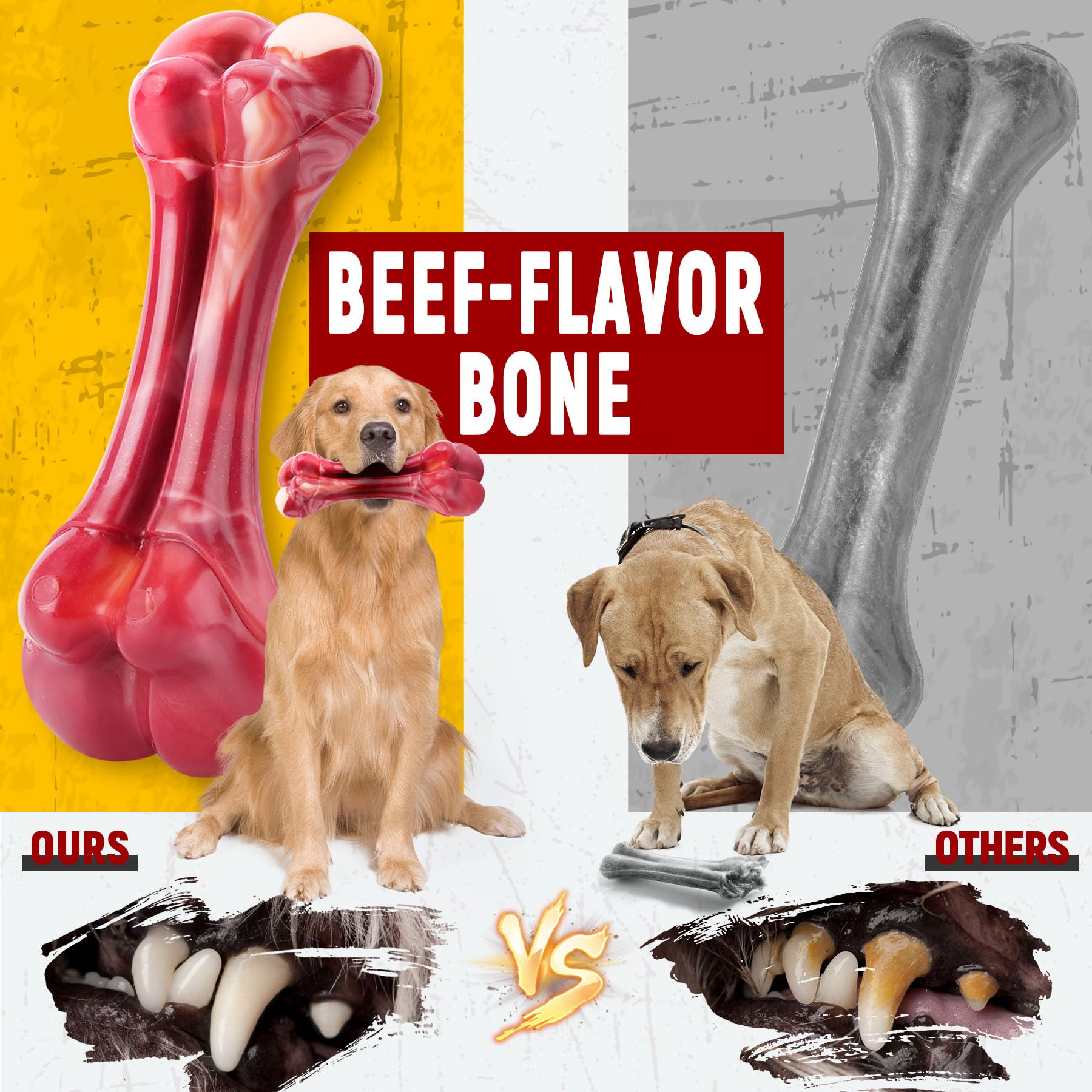 Zeaxuie Varios juguetes masticables resistentes para perros para masticadores agresivos, juego de 9 unidades, incluye juguetes de cuerda indestructibles y juguetes chirriantes para razas medianas,