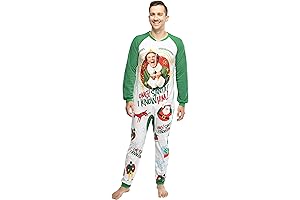 Elf The Movie Men's OMG Santa! I Know Him! One-Piece Sleeper Pajama Union Suit