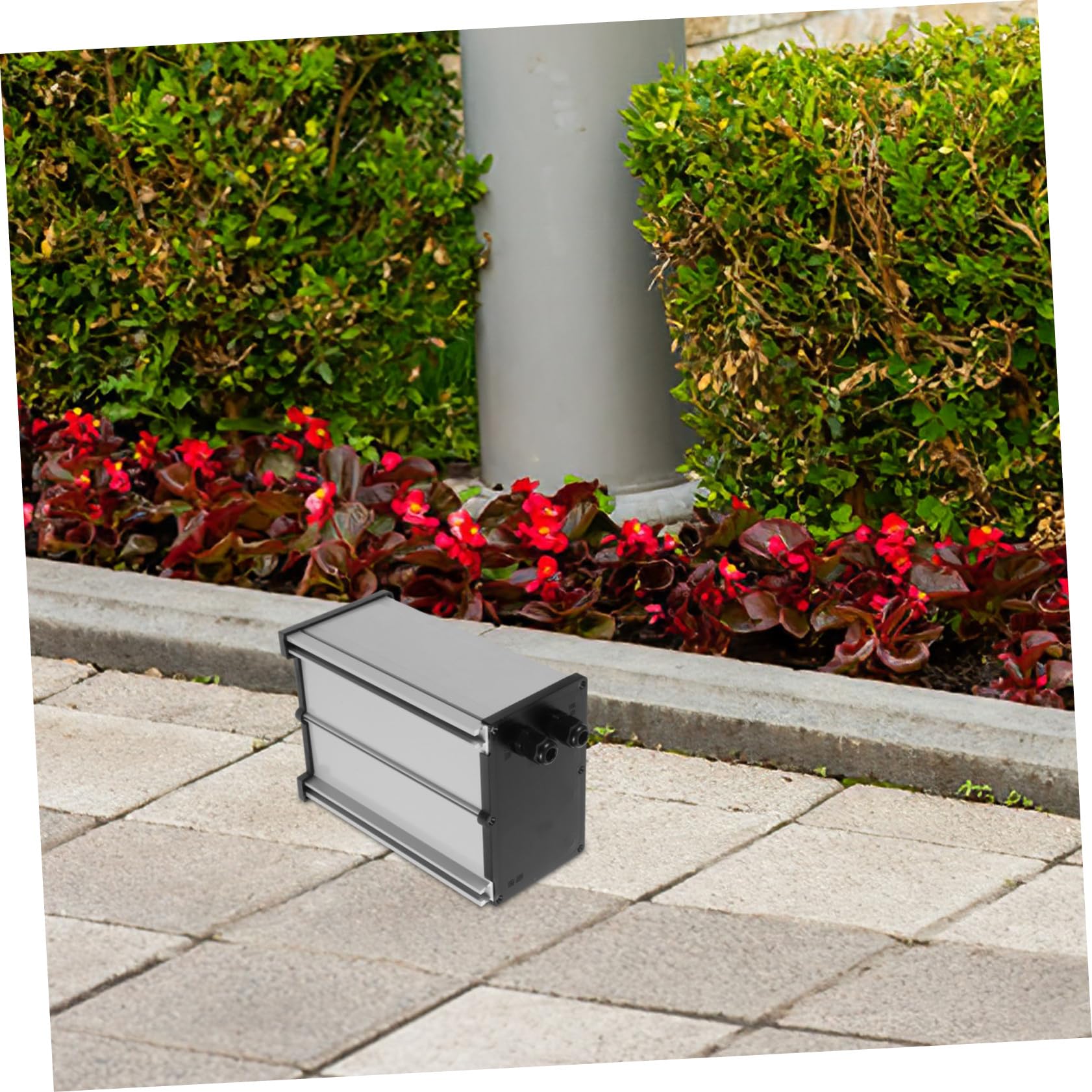 Boîtier Batterie Étanche Robuste avec Couvercle pour Stockage Lithium Boîte Électrique Extérieure pour Éclairage Solaire Protection des Composants