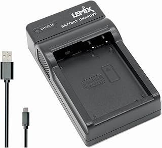 Lemix (PAN-BLC12) Ultra Slim USB Charger compatible with Panasonic DMW-BLC12 DMW-BLC12E DMW-BLC12PP Batteries & Listed PANASONIC LUMIX DMC Series Cameras