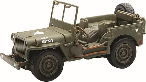 Miniatura 2 de Jeep Willys USA Army Green 1/32 Modelo de auto fundido a presión por New Ray