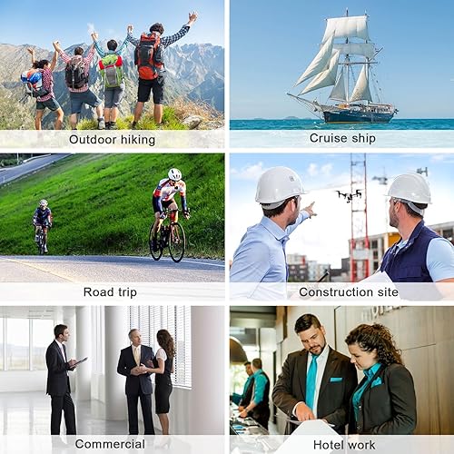 Miniatura 6 de NXGKET Walkie Talkies for Adults Long Rang 22 Channel, NOAA Weather Alerts 2 Way Radio Rechargeable Walky Talky with 1800mAh Li-ion Battery Charger