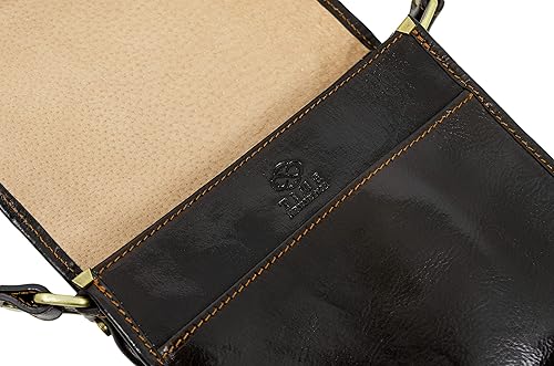 Miniatura 9 de Bolso bandolera de cuero para hombre, bolso cruzado hecho a mano, bolso de hombro, resistencia al tiempo