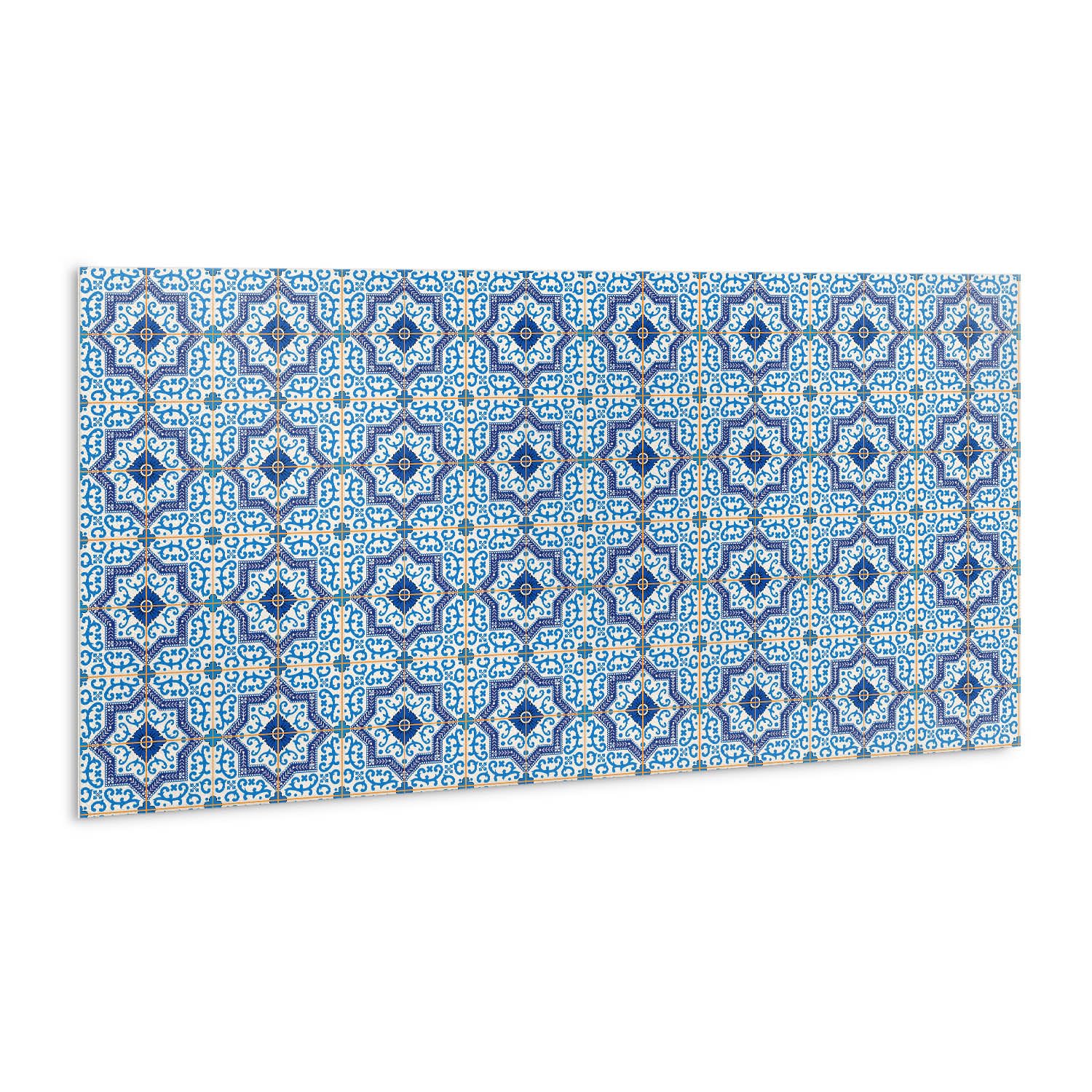 Tuiles portugaises autocollantes Tulup en PVC 100x50cm pour une crédence de cuisine tendance