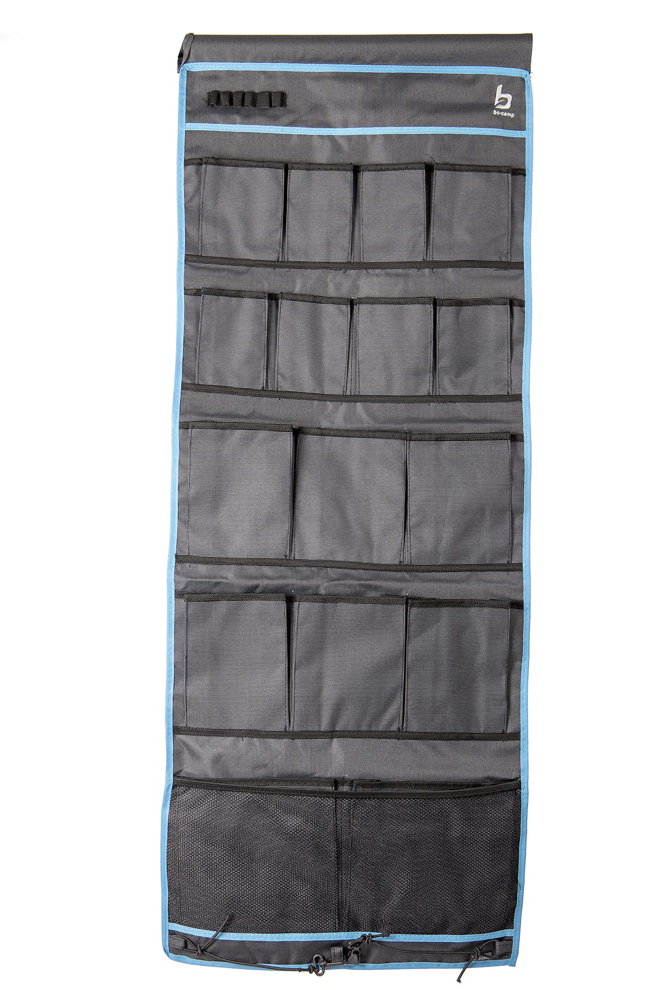 BO-CAMP 1771501, Organizator wielofunkcyjny z 16 dorosłymi przedziałami unisex, szary, 123 x 48 cm