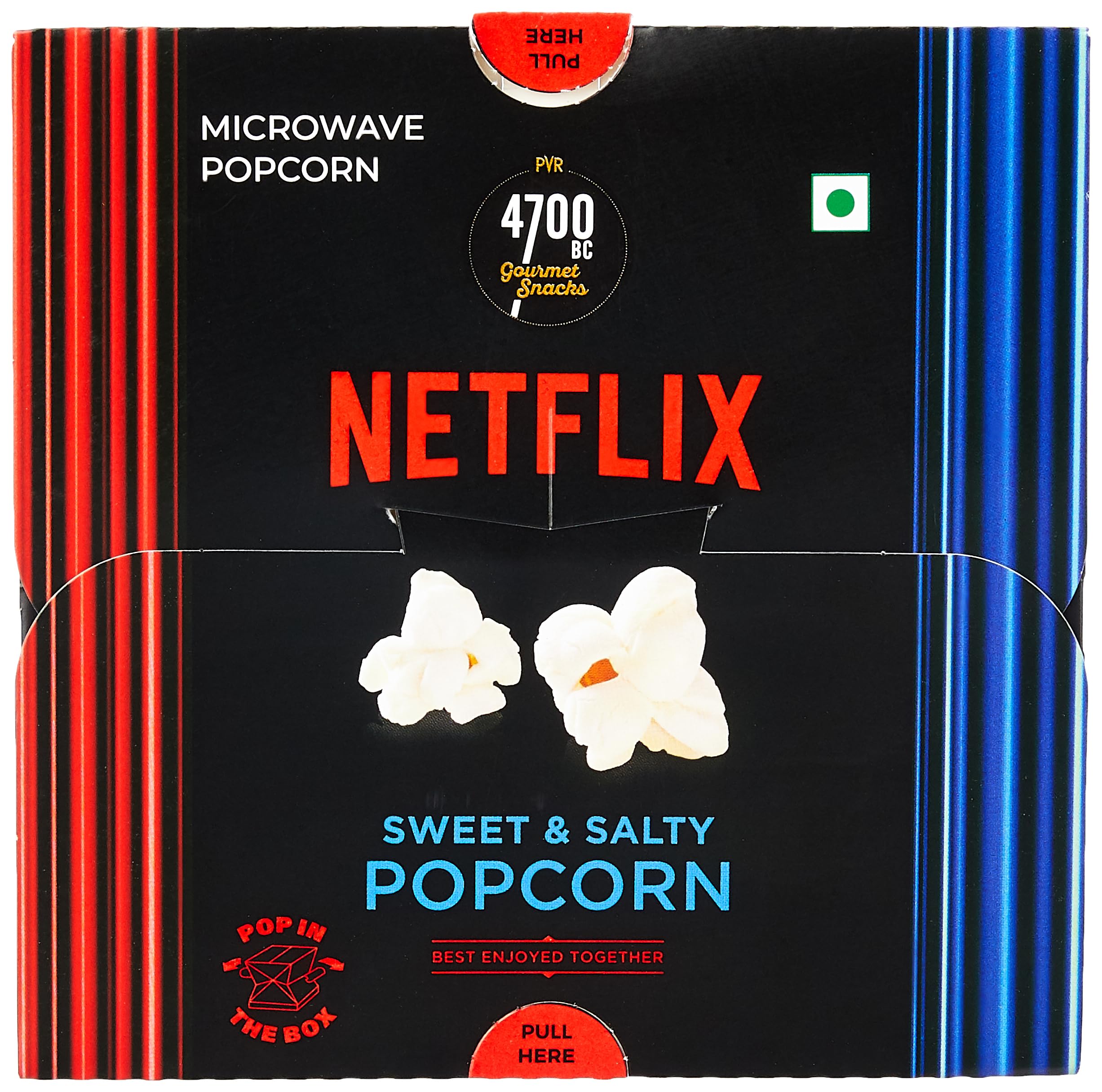 4700BC x Netflix, Microwave Popbox, Sweet & Salted Popcorn, 80g x