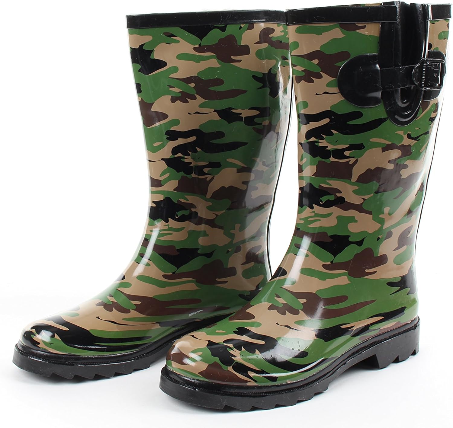 Fur lined short rain boots Clearance
