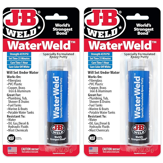 J-B Weld WaterWeld 环氧修补棒 2包装