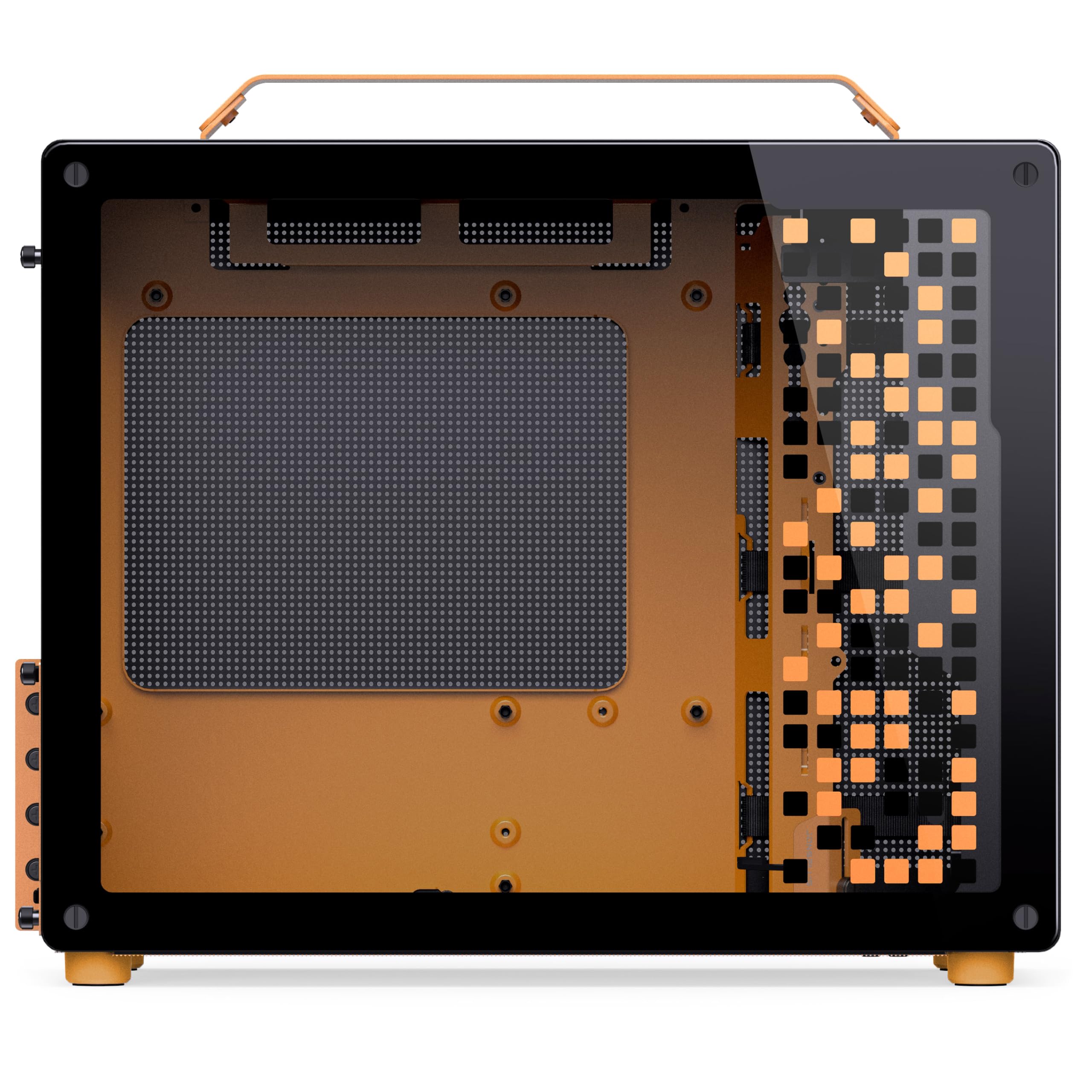 MATX Handle Case Z20 - Black-Orange