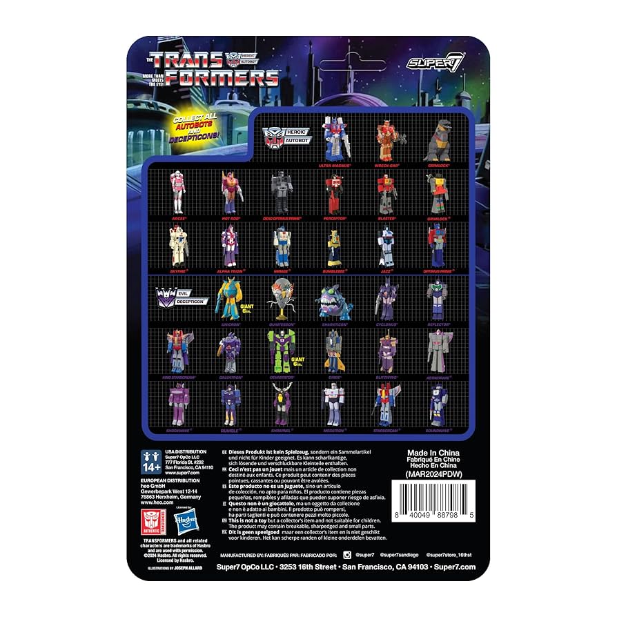 【トランスフォーマー×SUPER7】『グリムロック』3.75アクションフィギュア Amazon.co.jp: Super7 トランスフォーマー グリムロック ディノ