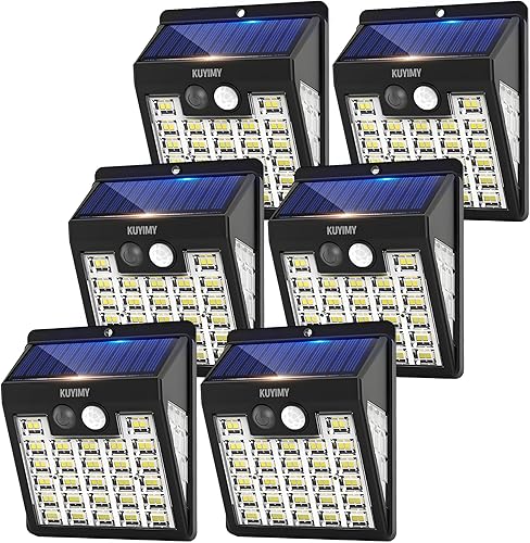 Miniatura 9 de Luces solares al aire libre, luz de pared con sensor de movimiento de 72 LED, IP65 impermeable y 3 modos de iluminación, luz de seguridad
