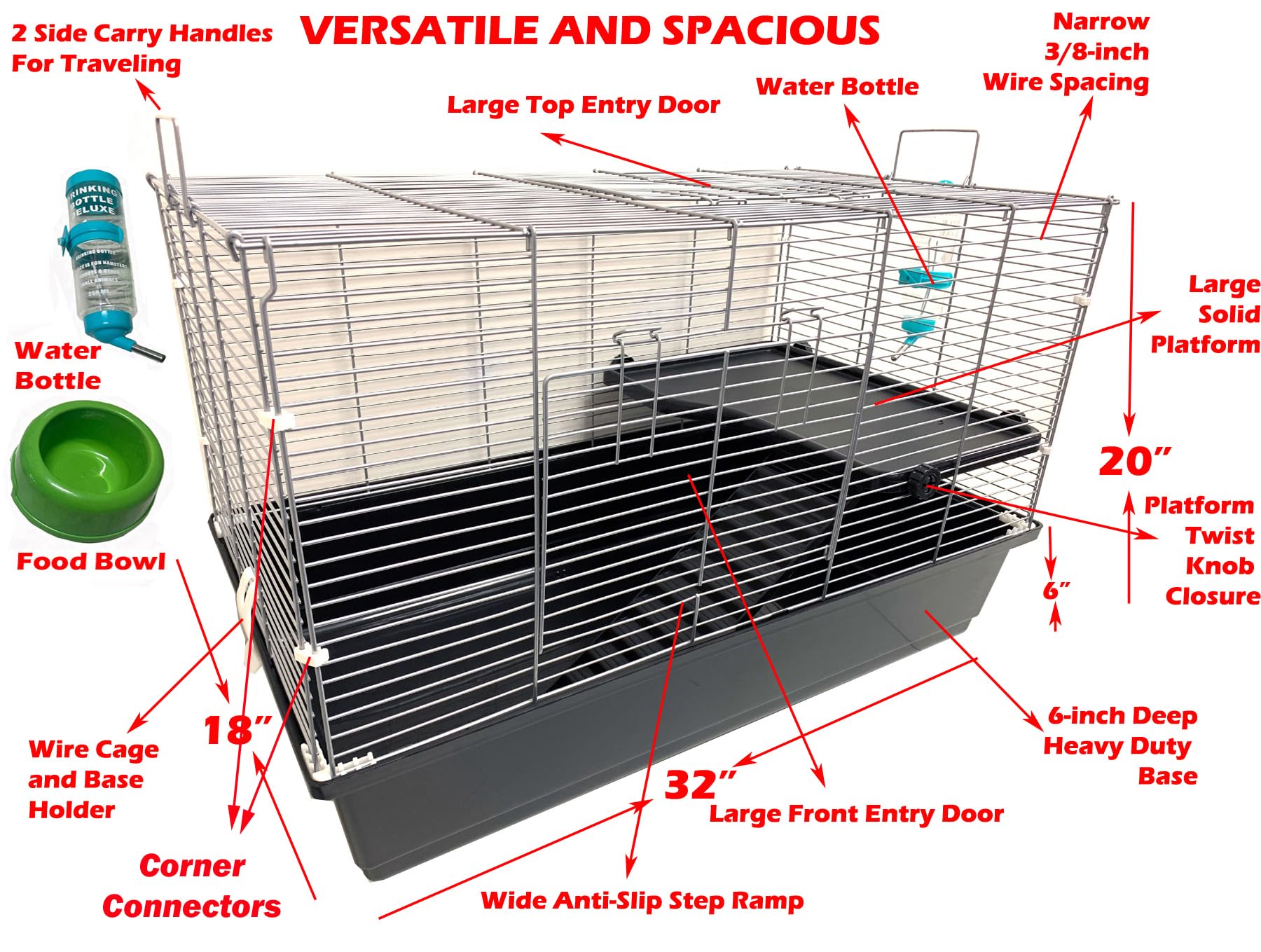 My First Home Cage - Large Animal Habitat -3 My First Home Cage - Large Animal Habitat -3