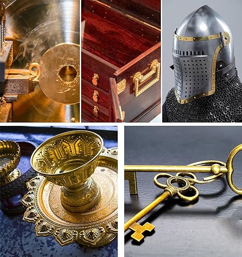 Miniatura 14 de Barra cuadrada de latón C360 - 5" x 1" x 1", barra de latón