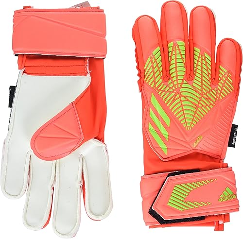 adidas Guantes unisex para niños, para portero, para salvar dedos, color rojo solarverde solarequipo solar, verde solar, 3